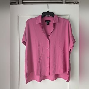 Rachel Zoe Pink Button-down Blouse, size M